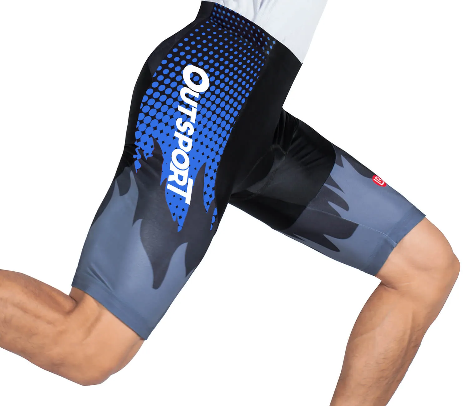 Men's 4D Coolmax Pad Anti-Slip Cycling Tights Shorts 04