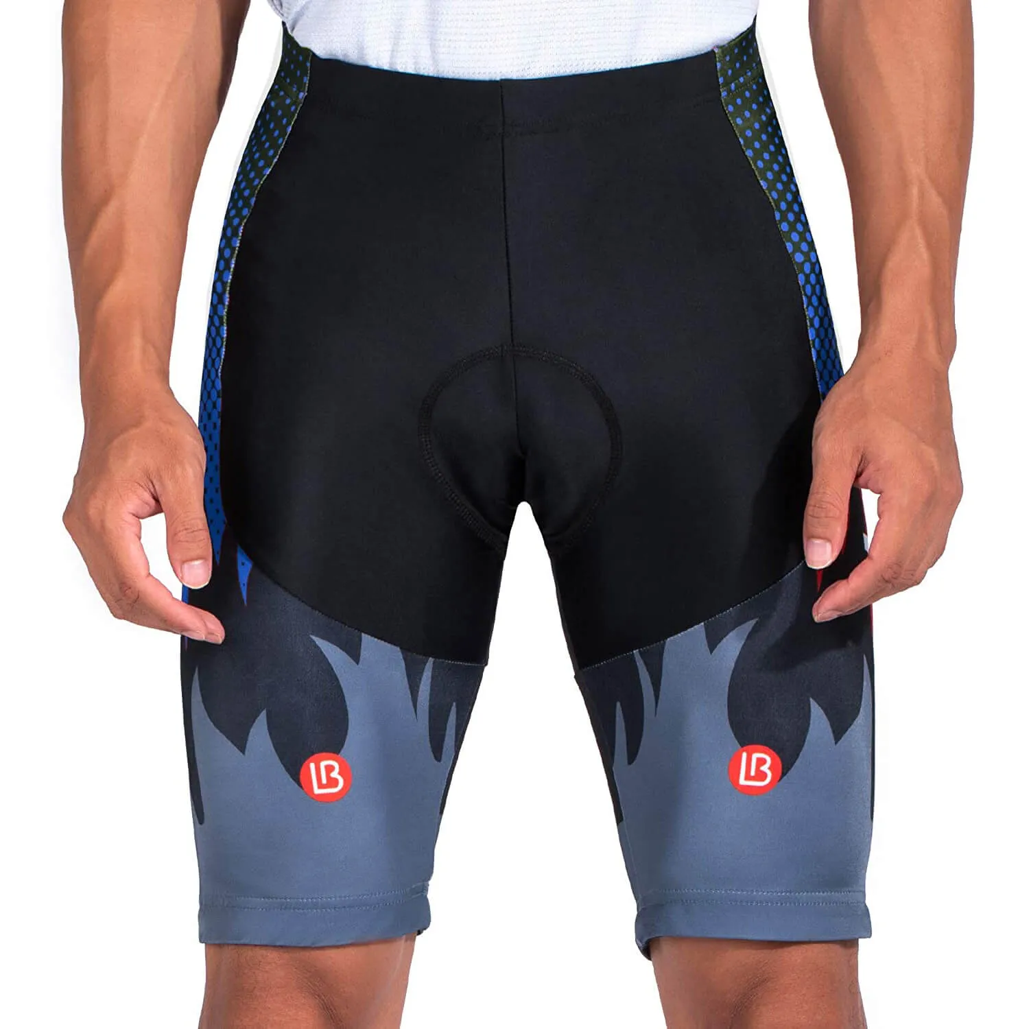 Men's 4D Coolmax Pad Anti-Slip Cycling Tights Shorts 04