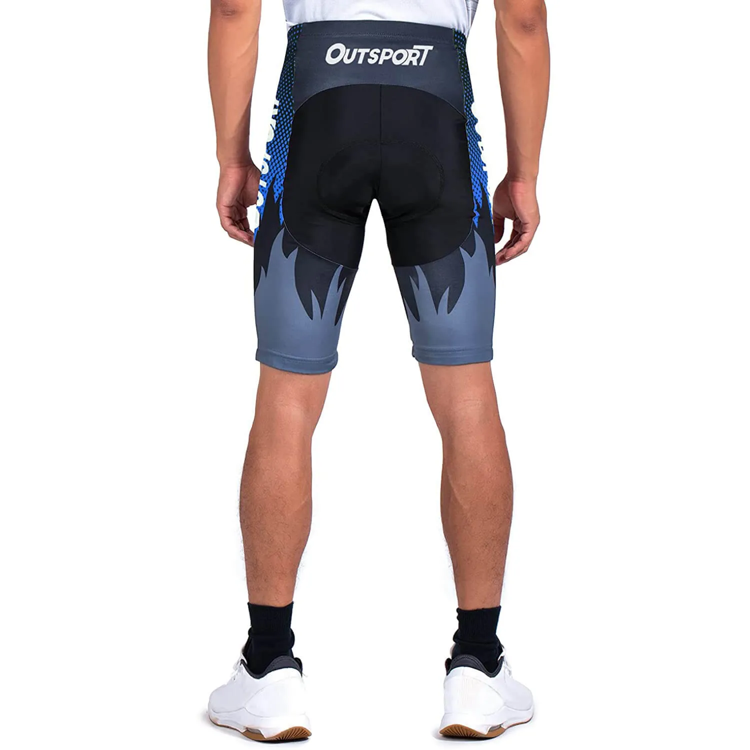 Men's 4D Coolmax Pad Anti-Slip Cycling Tights Shorts 04