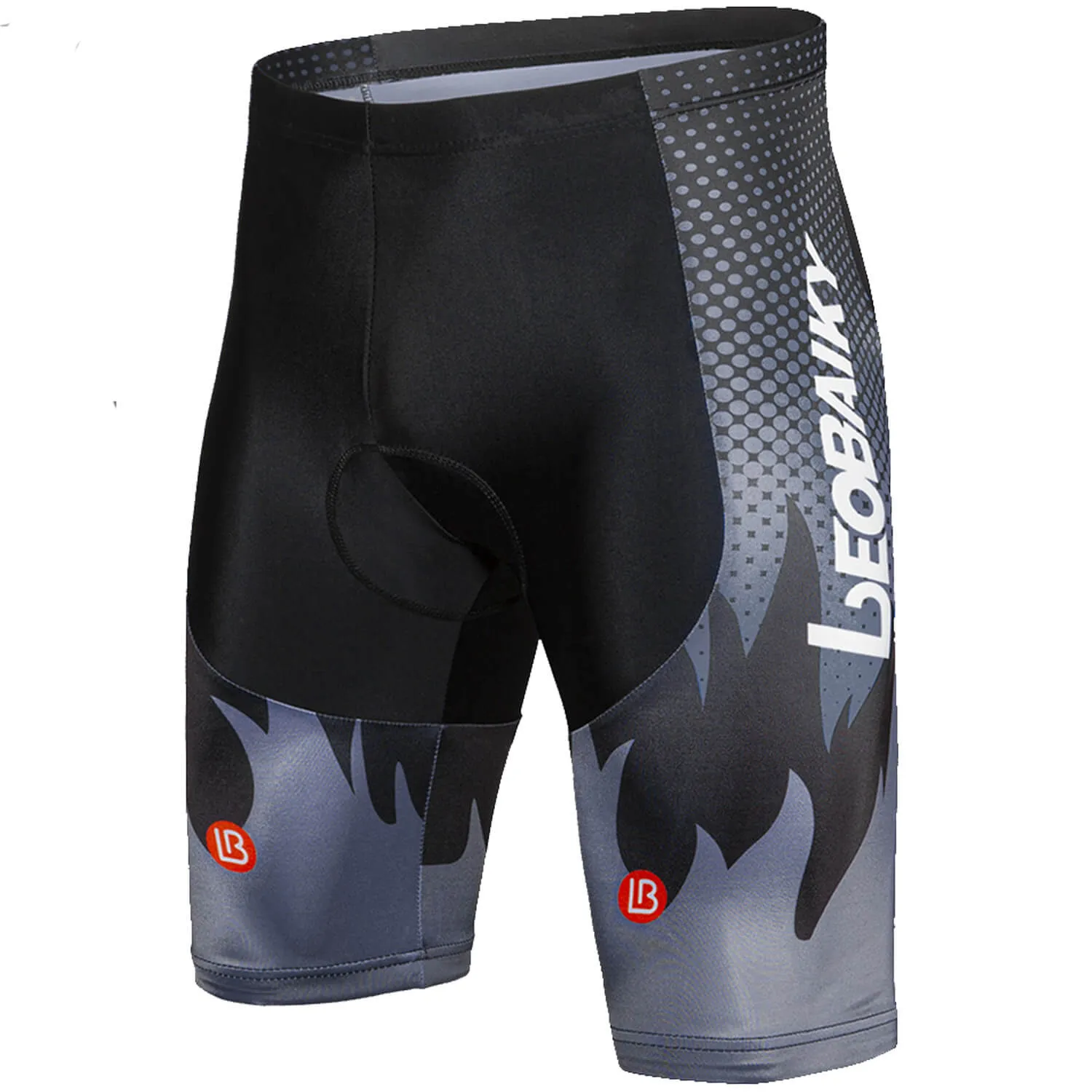 Men's 4D Coolmax Pad Anti-Slip Cycling Tights Shorts 04