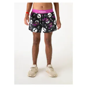 MEN'S 4" SPLIT SHORTS - SKULLS