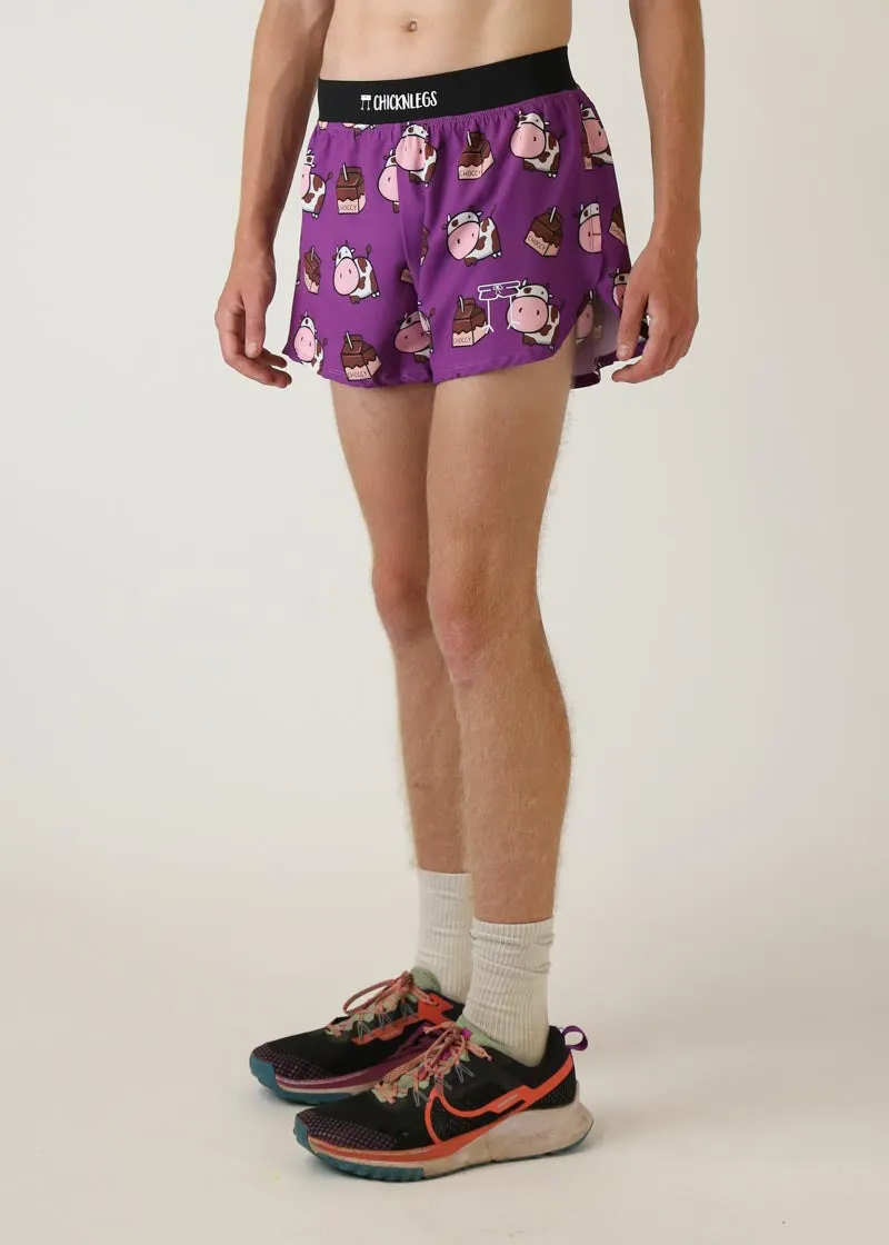 Men's Choccy Cows 4" Half Split Shorts