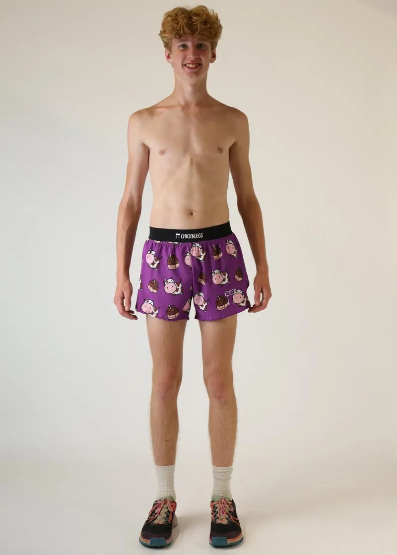 Men's Choccy Cows 4" Half Split Shorts
