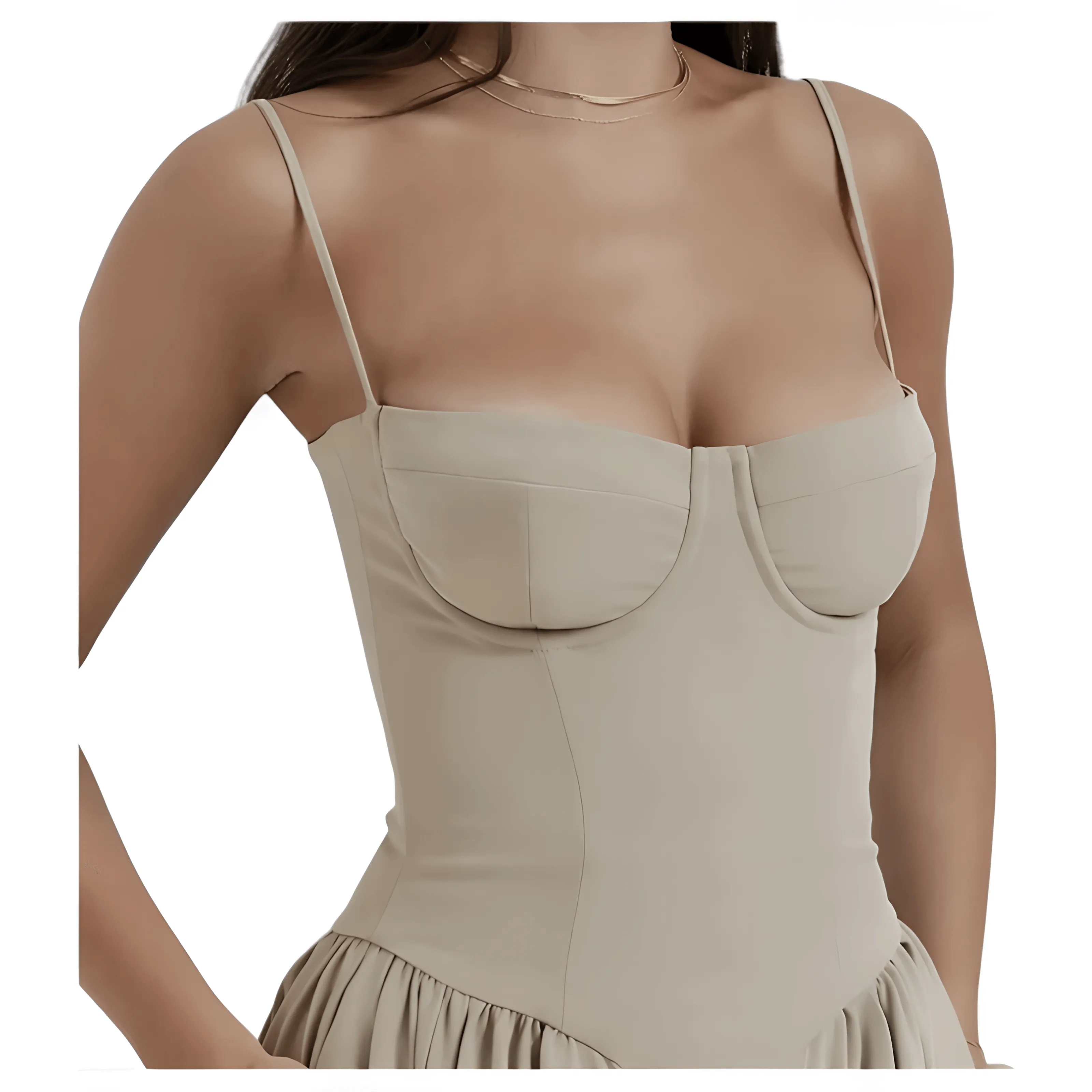 Midi Spaghetti Strap Dress