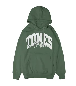 Military Green Tones of Melanin Puff Hoodie