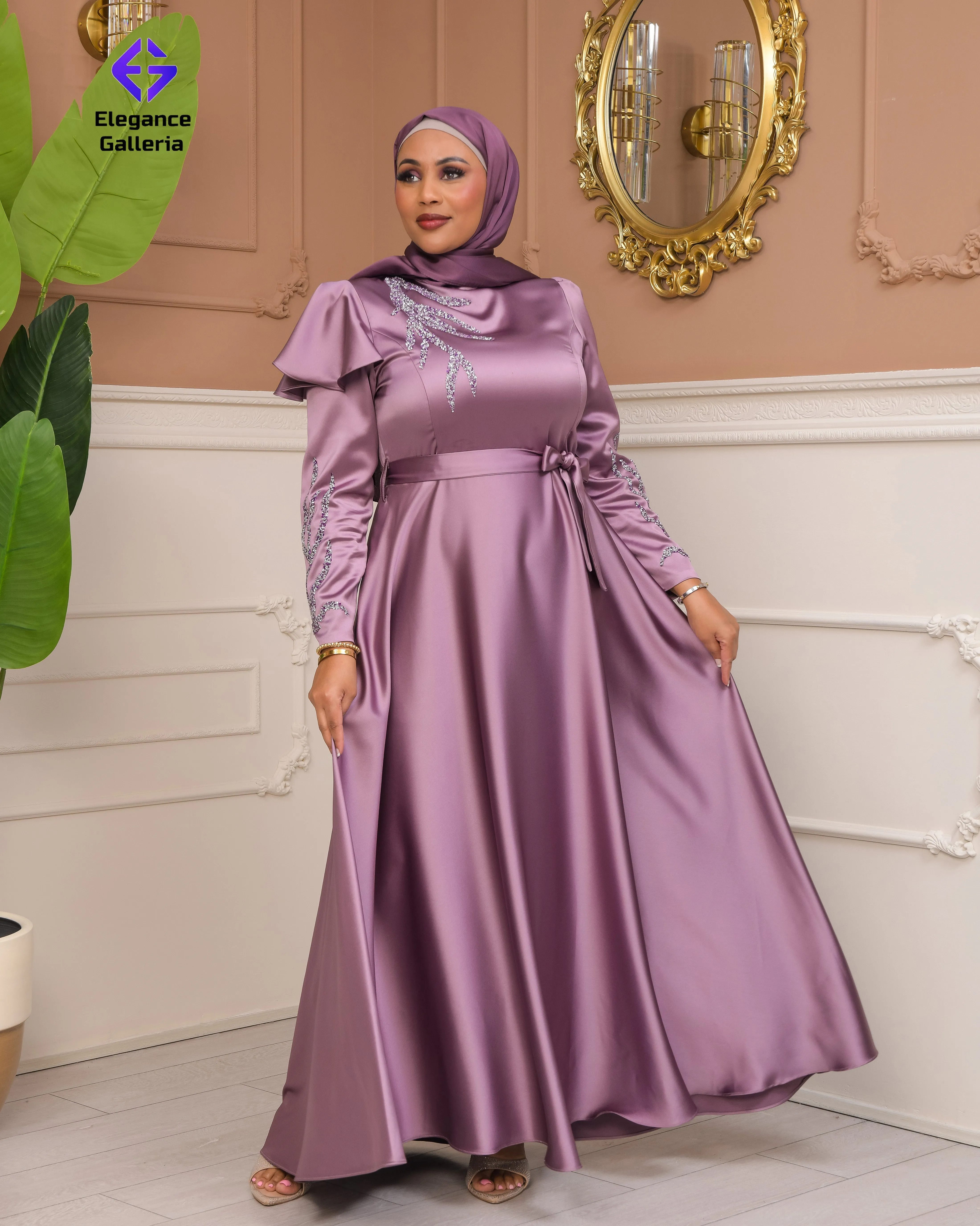 Nadira Satin dress