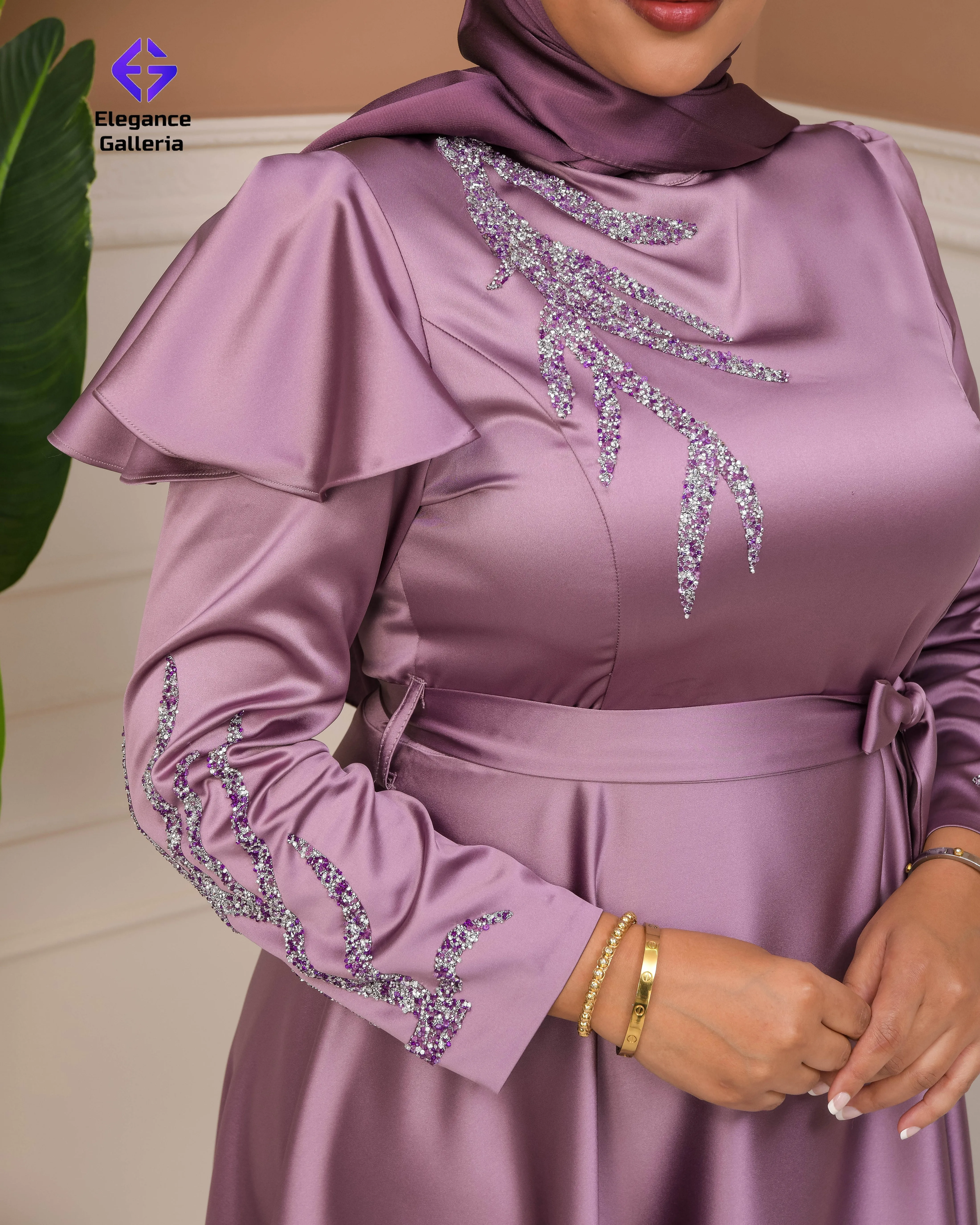 Nadira Satin dress
