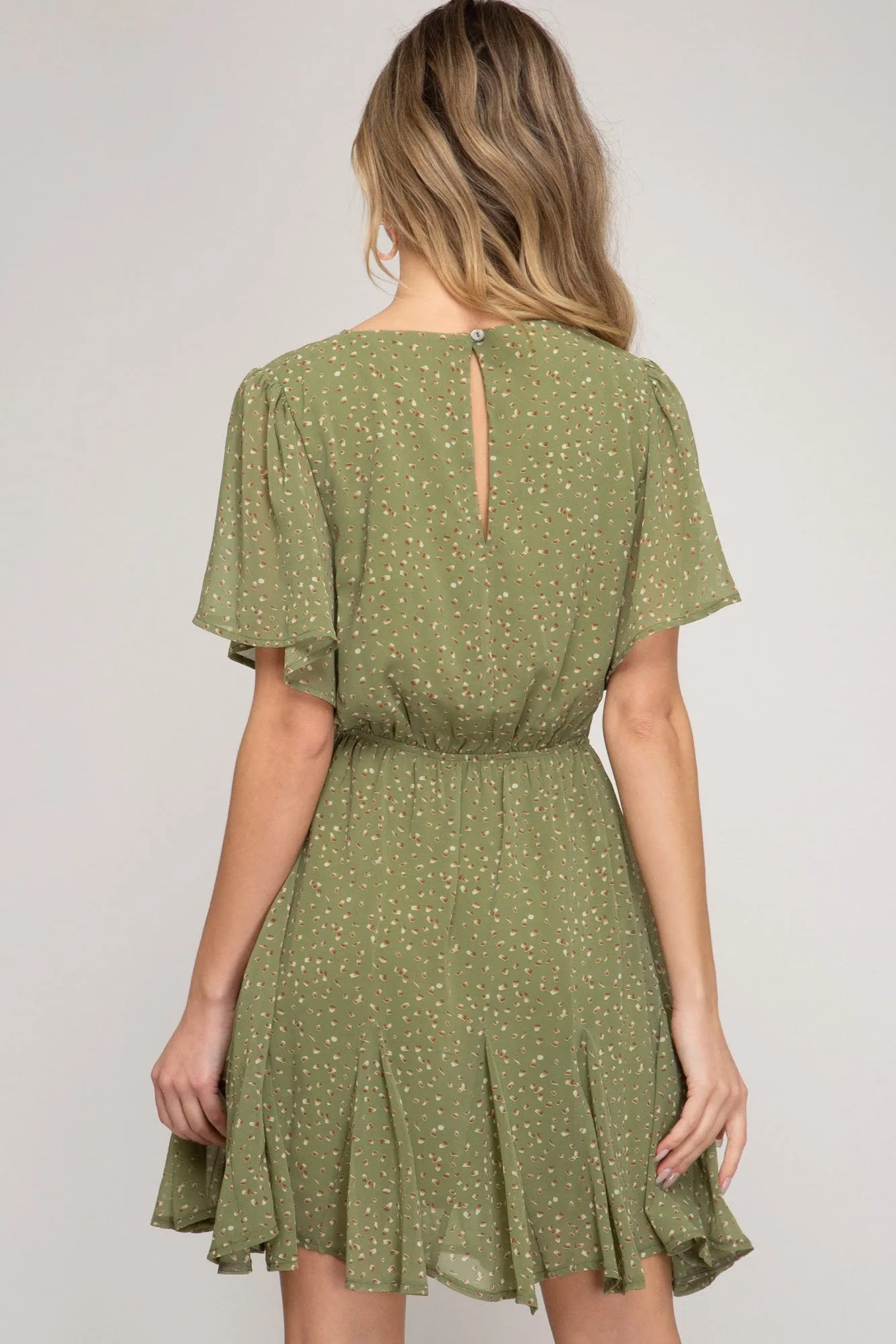 Olivia Grace Dress  - Dusty Sage [S-L] Final Sale