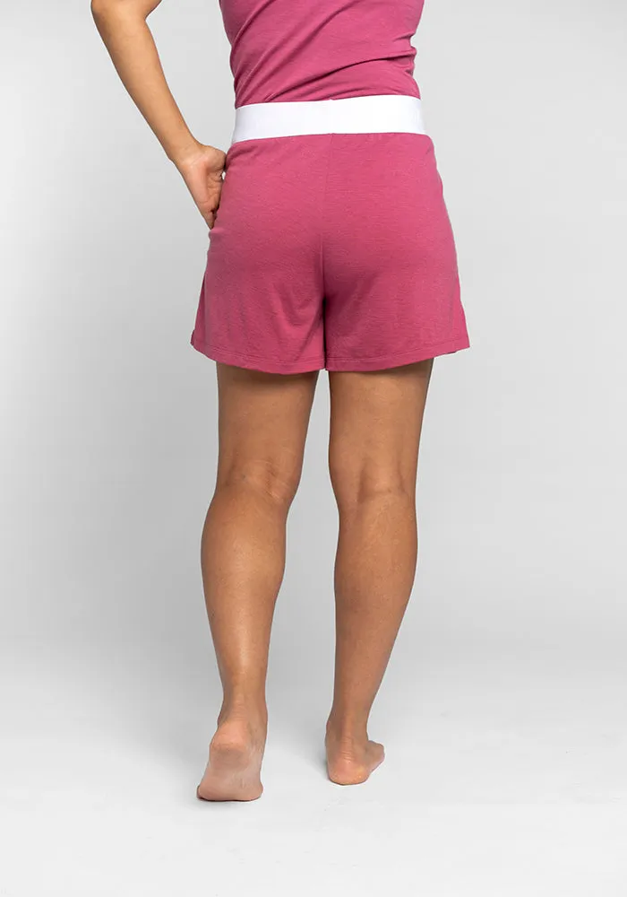 Poppy Lounge Shorts • Final Sale Deals! - Red Violet