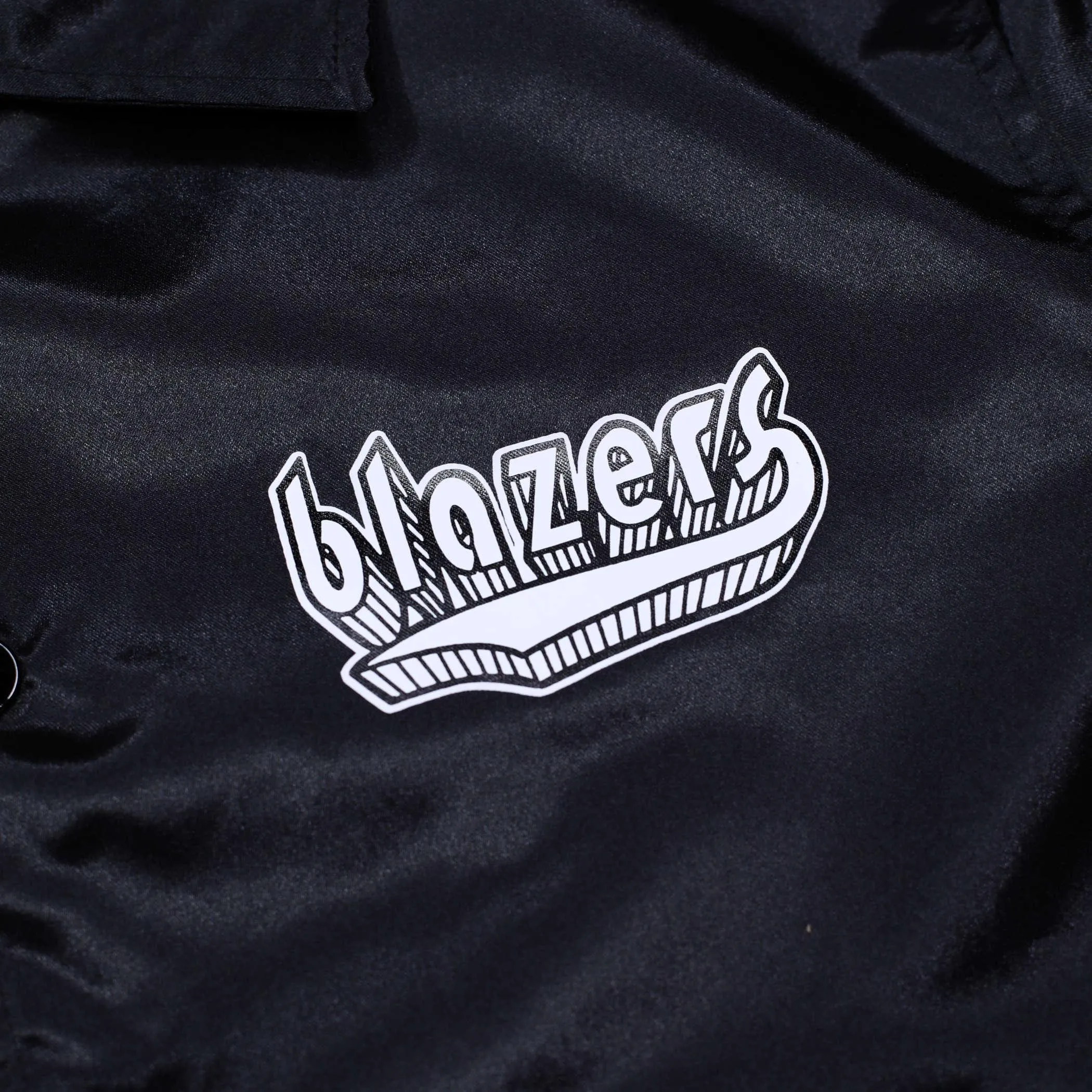 Portland Blazers Mitchell & Ness Doodle Coaches Black Jacket