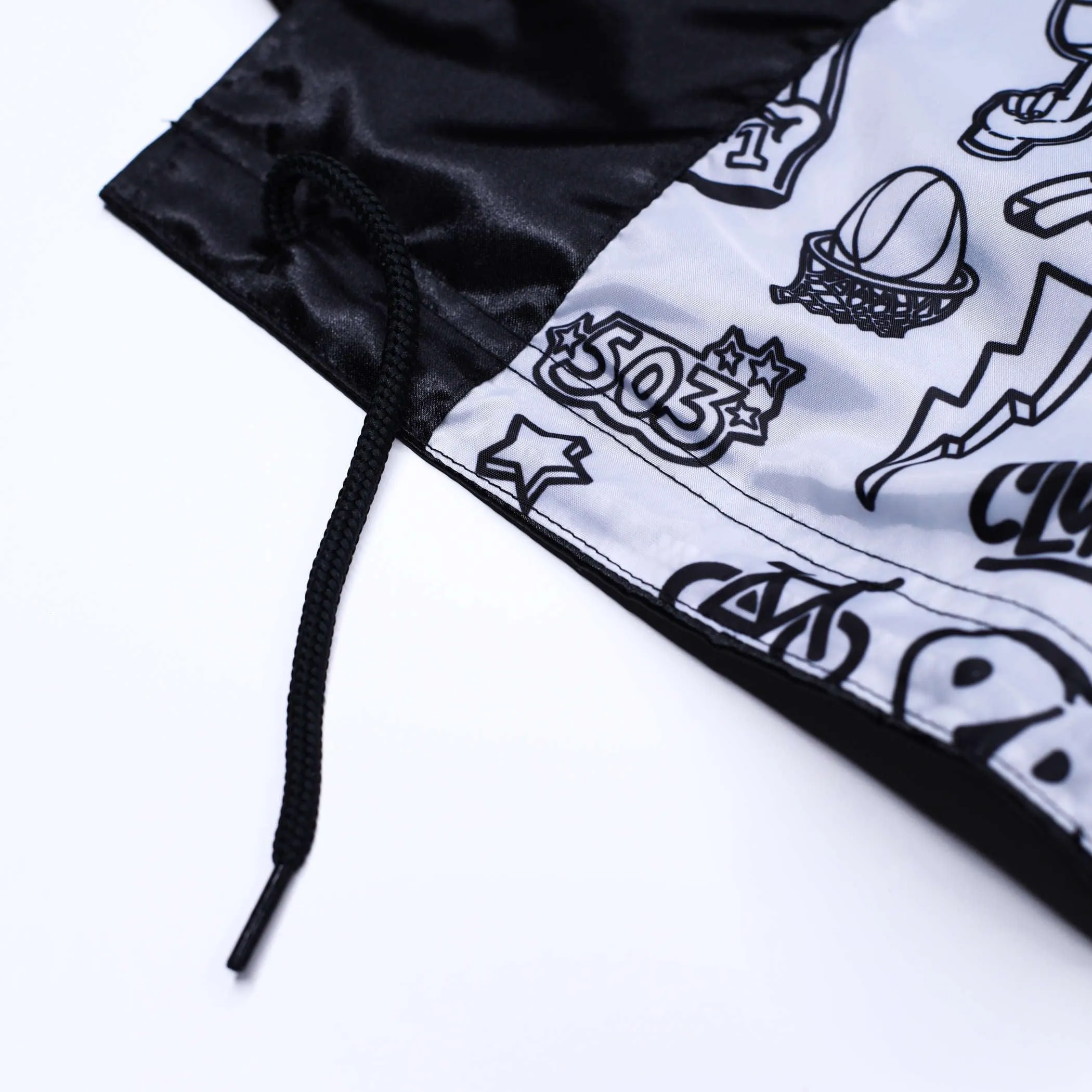 Portland Blazers Mitchell & Ness Doodle Coaches Black Jacket