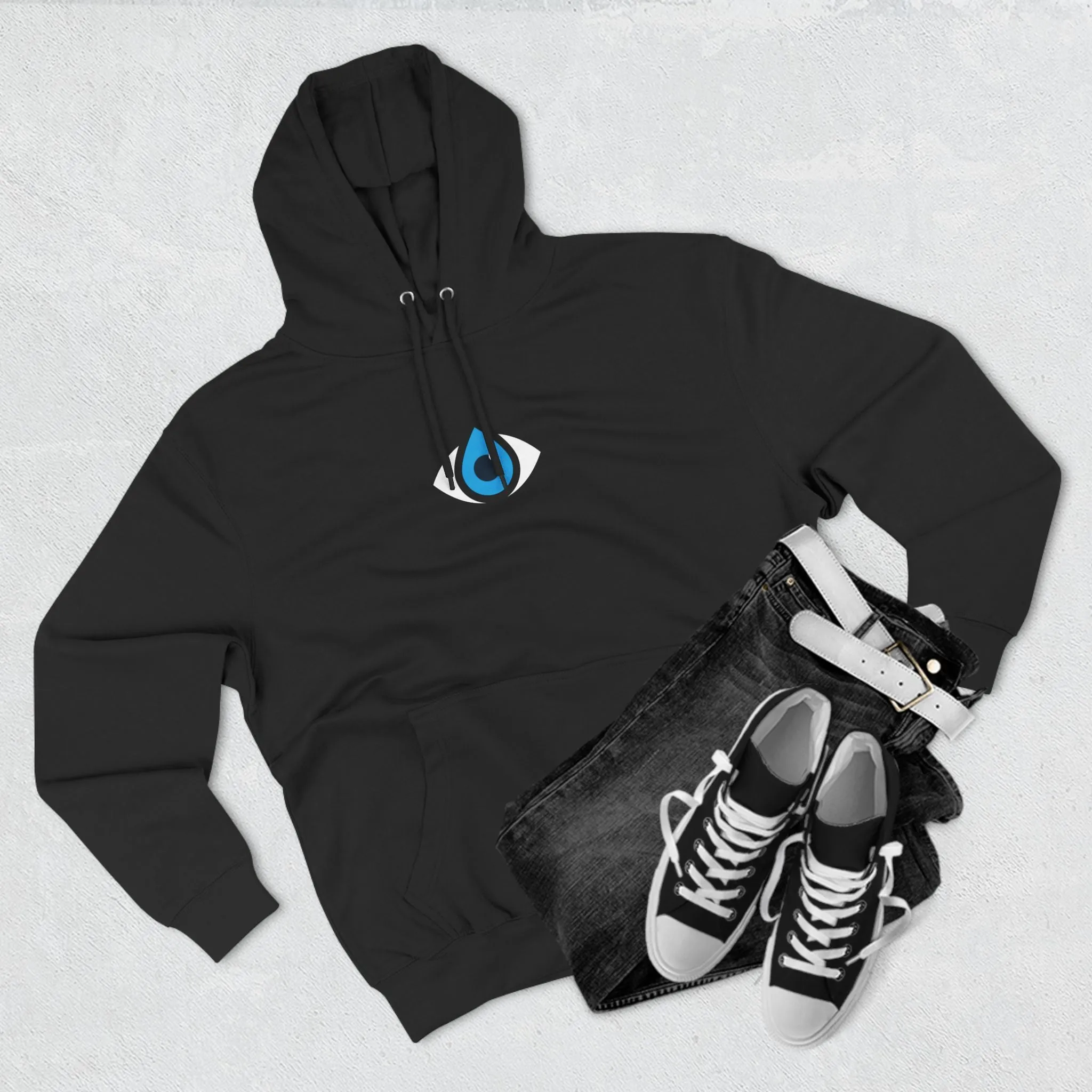 Premium Pullover Black Hoodie