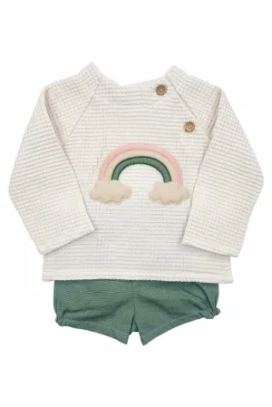 "Harry" Stone Rainbow Top & Shorts