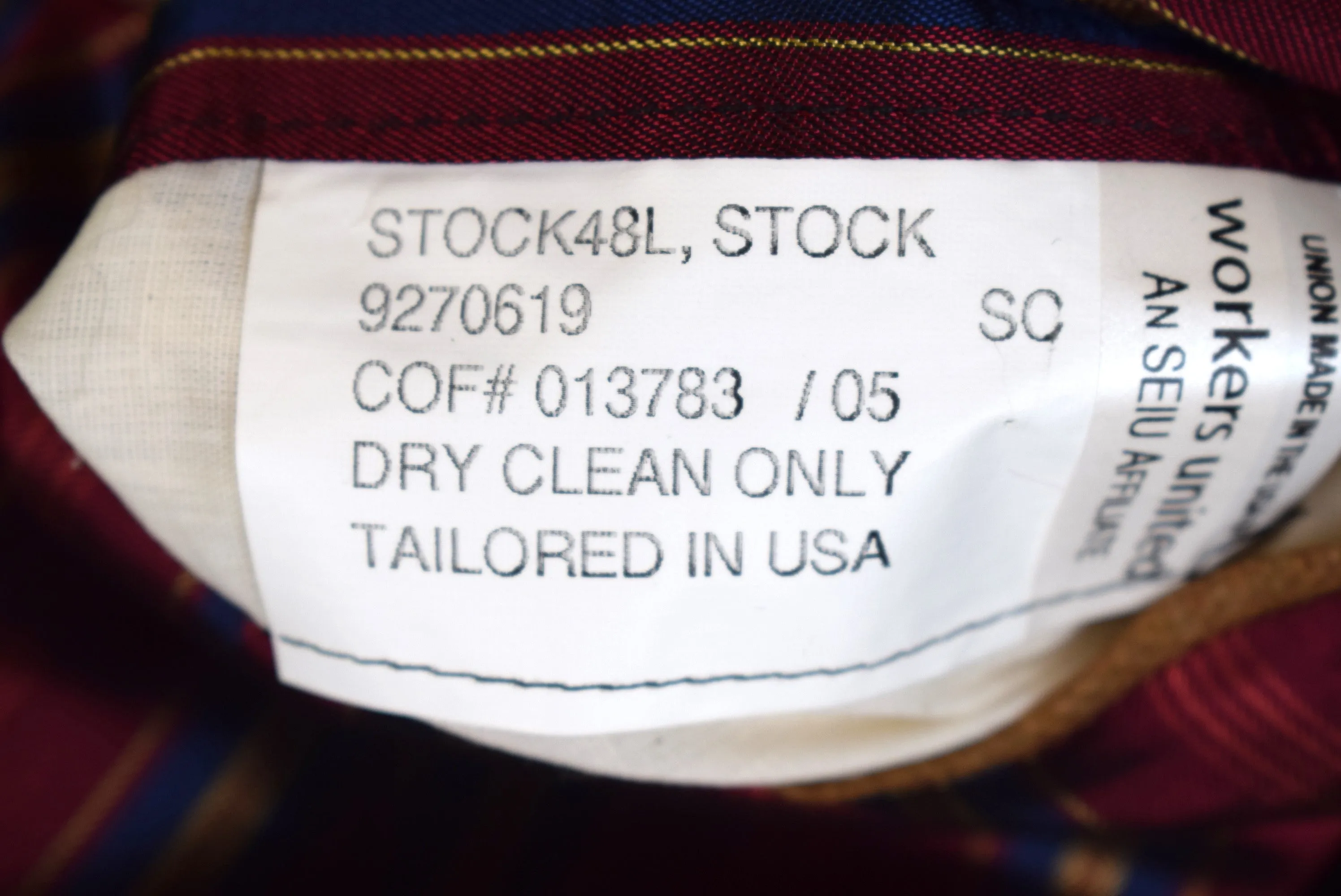 "O'Connell's x H Freeman Sport Coat - Super 100's Wool Hopsack - Vicuna" Sz 48L (NWT)
