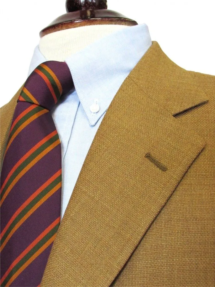 "O'Connell's x H Freeman Sport Coat - Super 100's Wool Hopsack - Vicuna" Sz 48L (NWT)