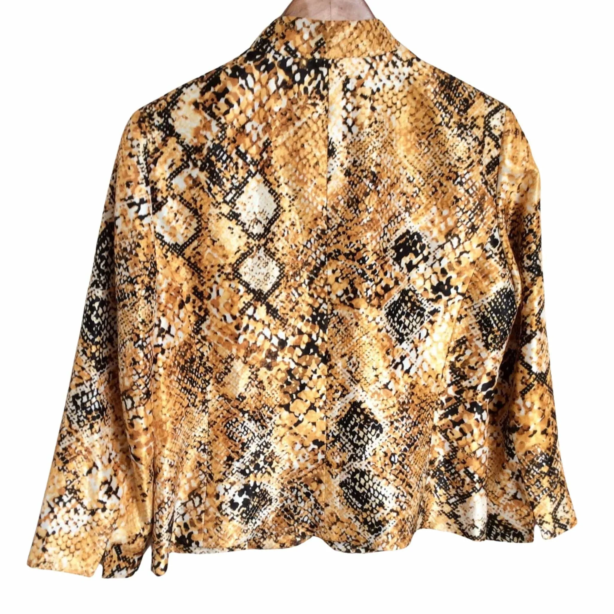 Reptile Print Vintage Blazer