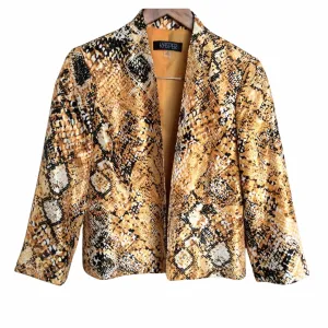 Reptile Print Vintage Blazer
