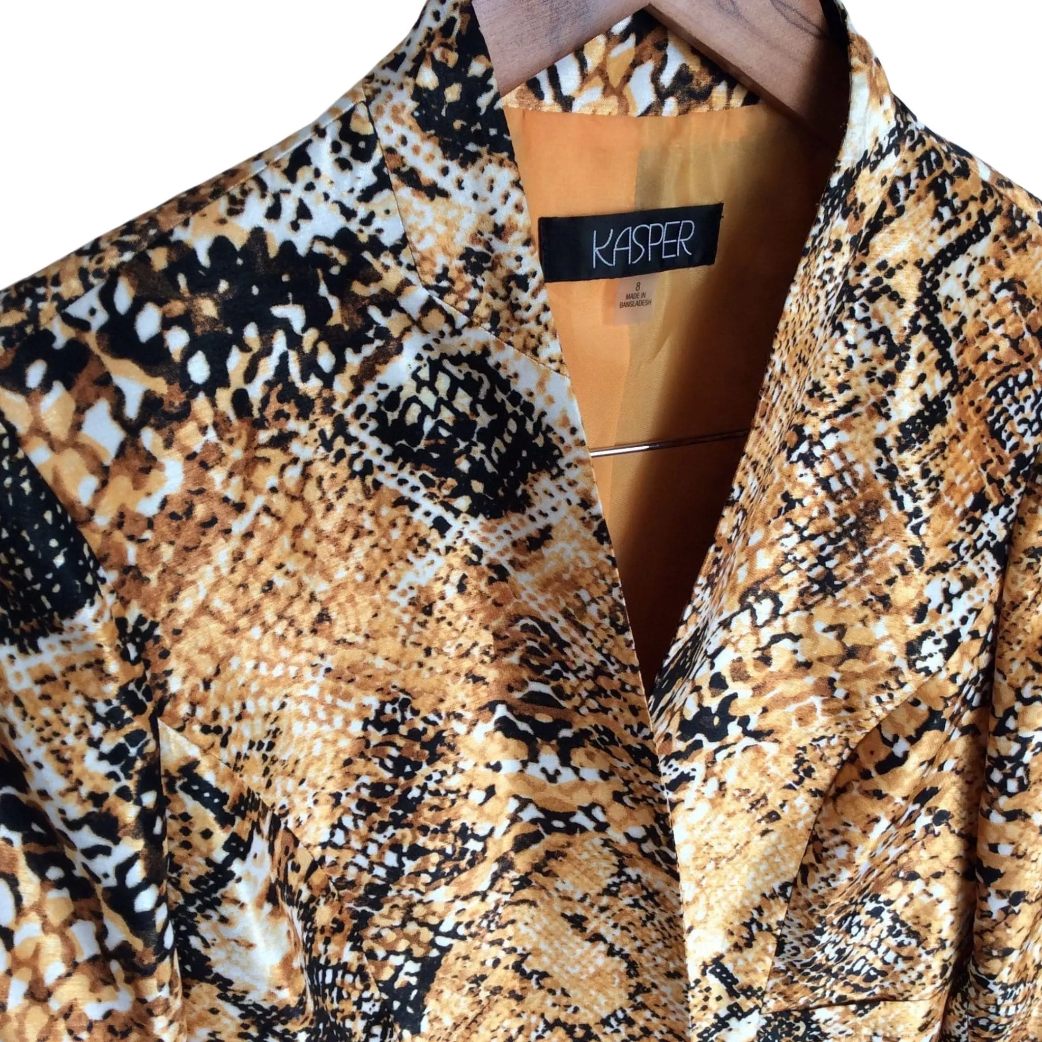 Reptile Print Vintage Blazer