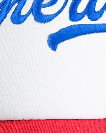 Retro America Foam Tucker Hat | White/Red/Royal