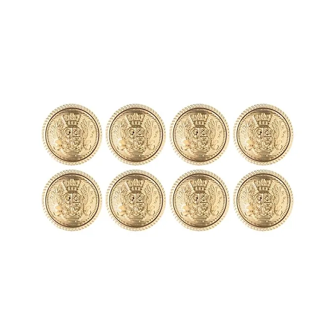 Royal Emblems Metal Buttons