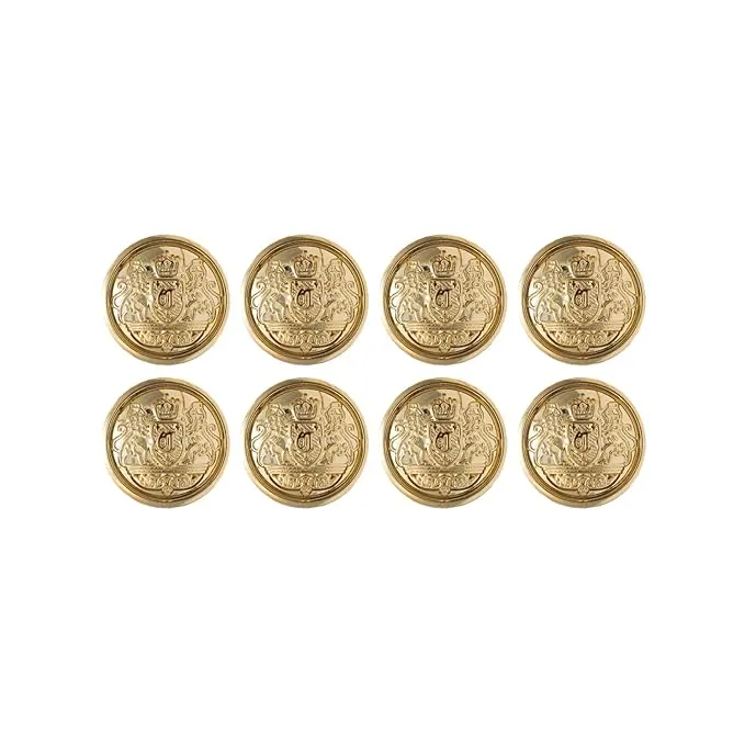 Royal Emblems Metal Buttons