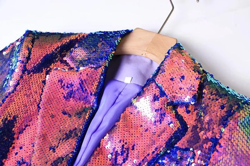 Sequins Women Blazer - Party Blazer