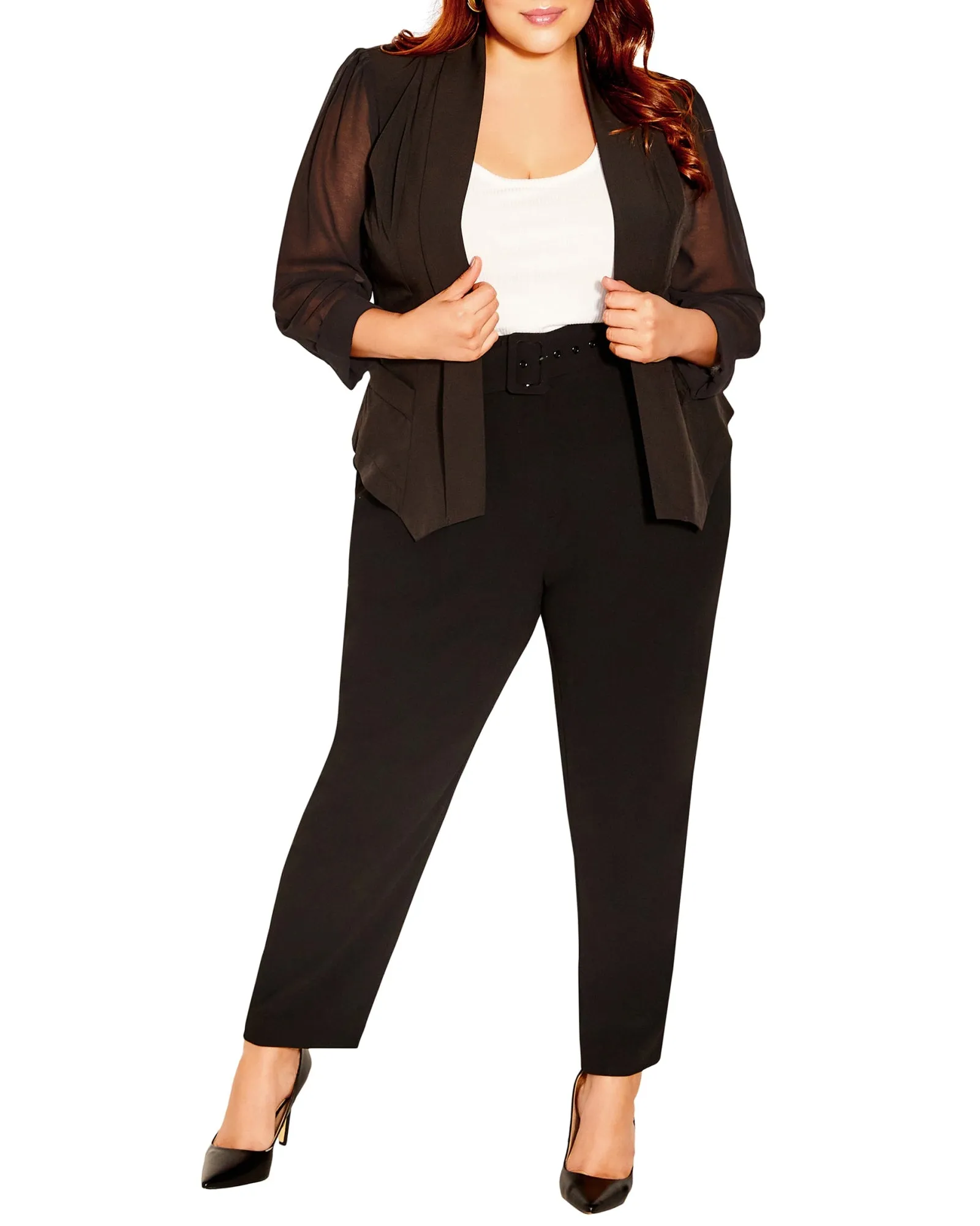 Sheri Drapey Blazer | Black
