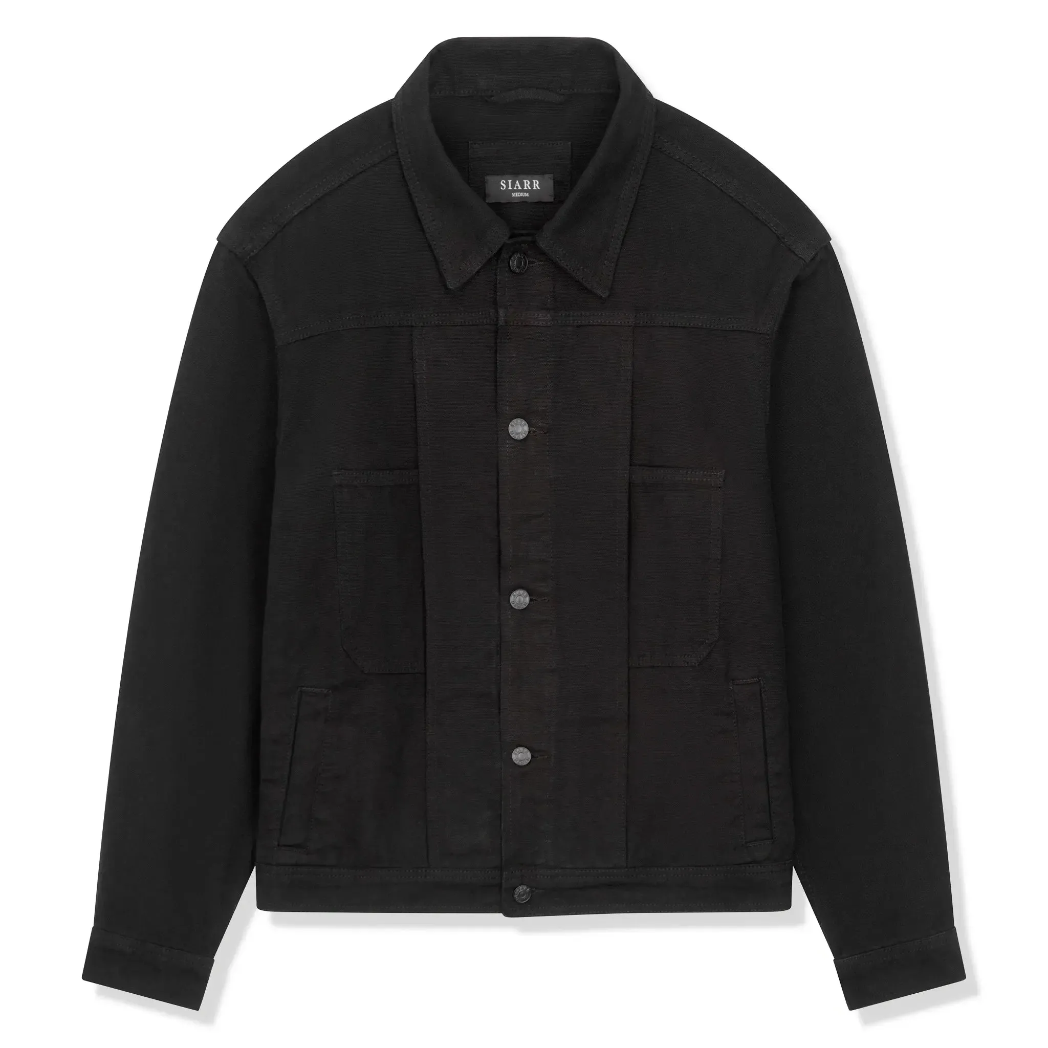SIARR Black Denim Jacket
