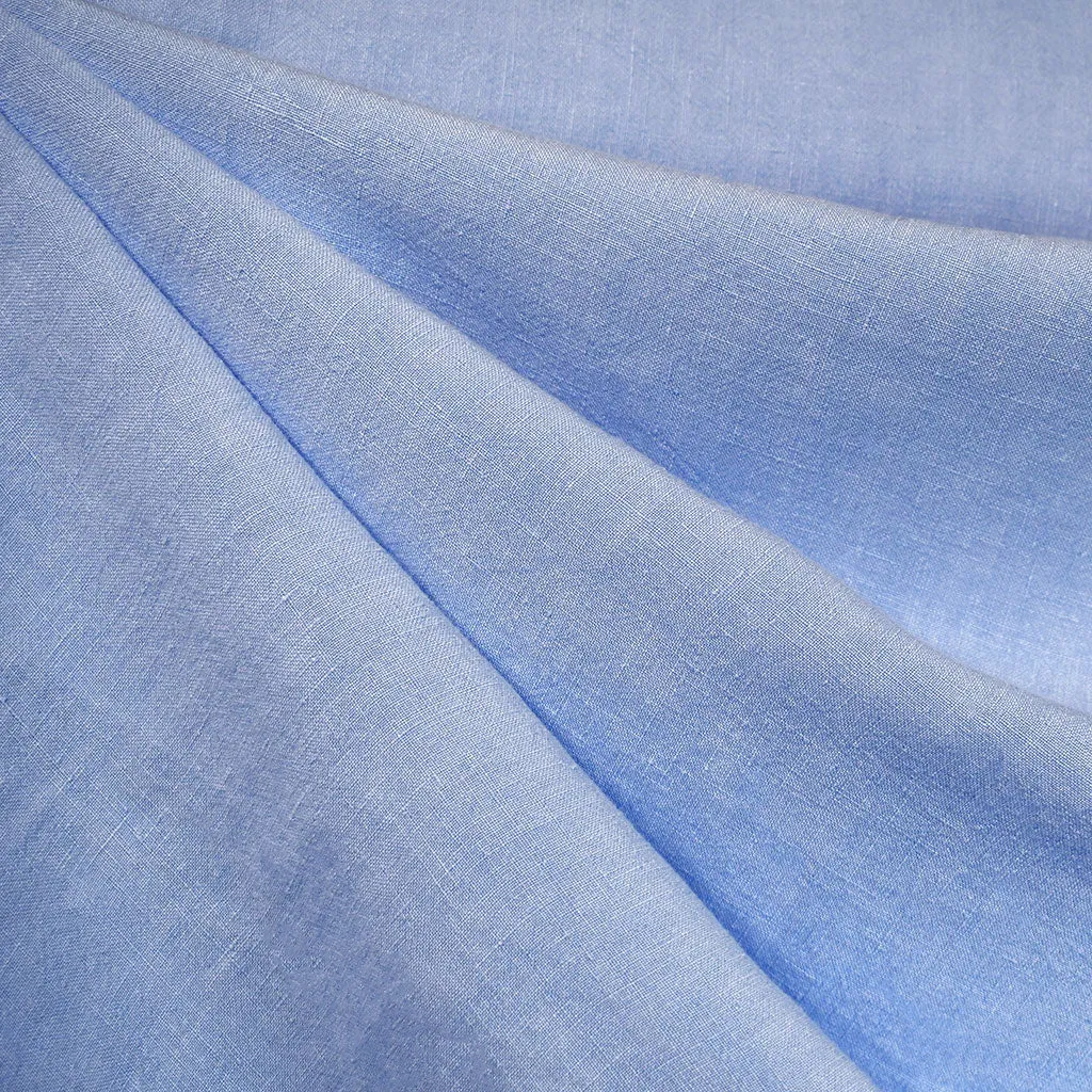 Soft Washed Linen Solid Cornflower