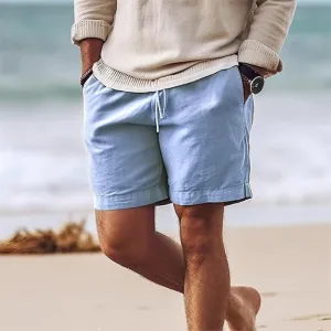 Solid Color Beach Shorts – Lightweight And Adjustable Summer Wear