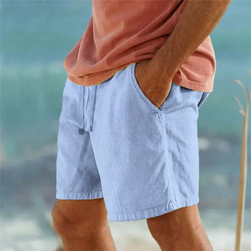 Solid Color Beach Shorts – Lightweight And Adjustable Summer Wear