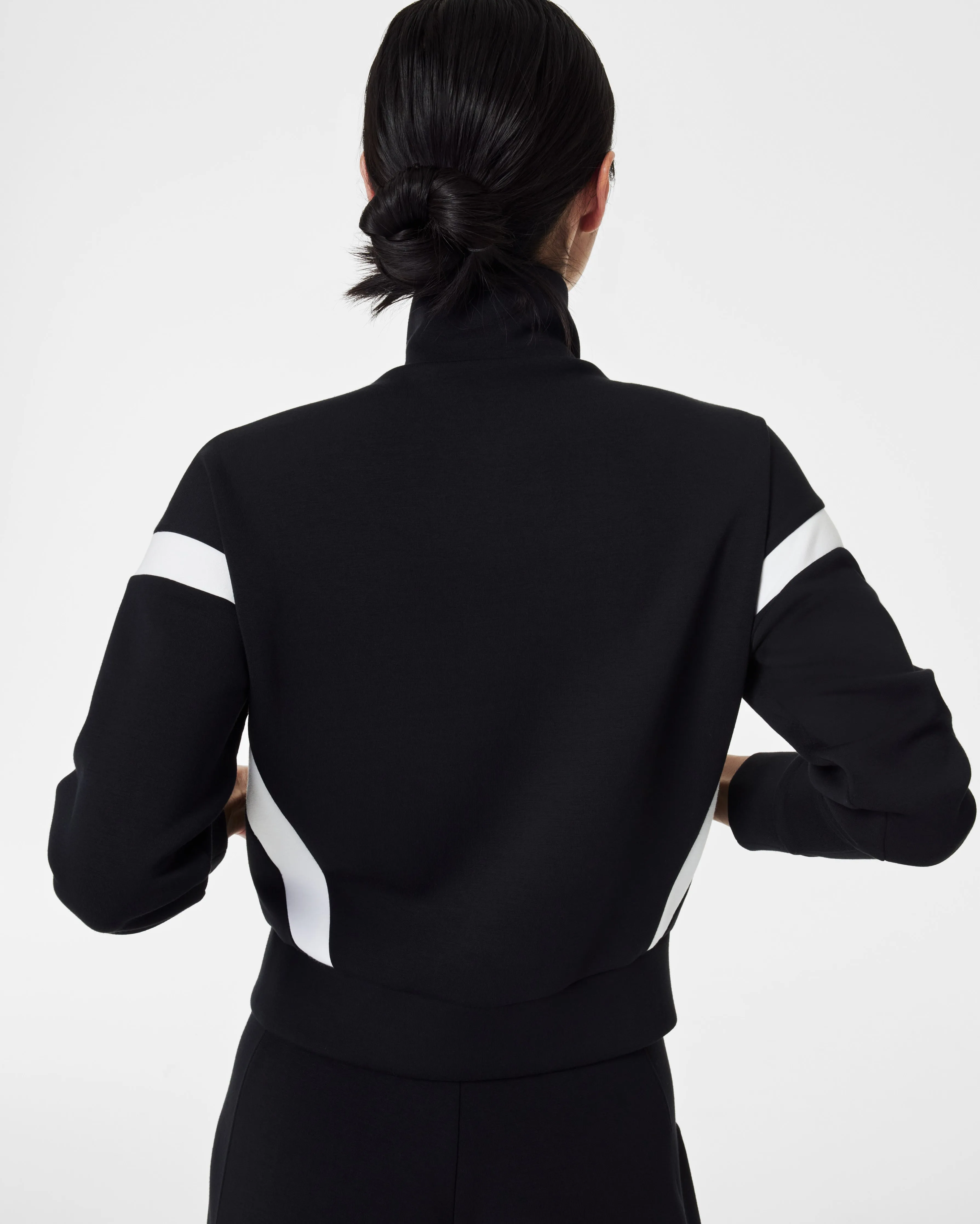 SPANX® AirEssentials Striped Track Jacket