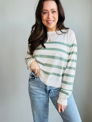 Striped Lightweight Sweater