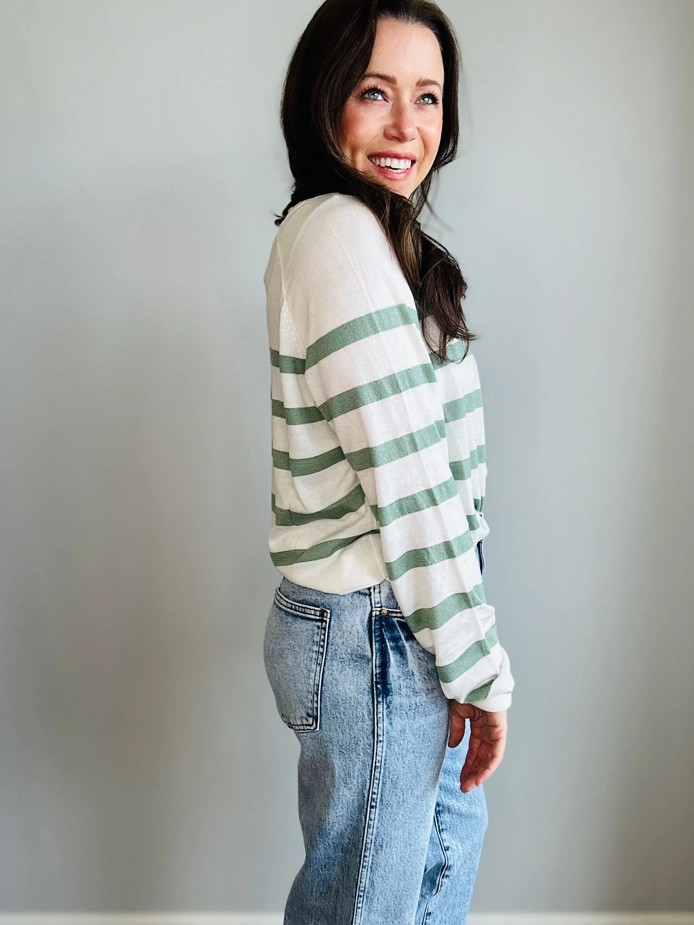 Striped Lightweight Sweater