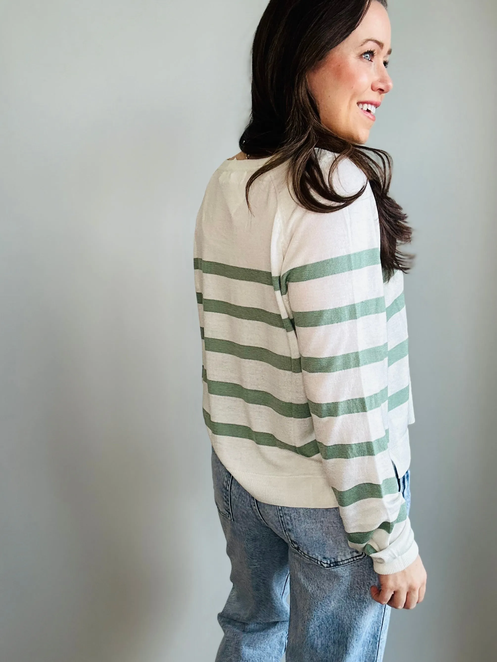 Striped Lightweight Sweater