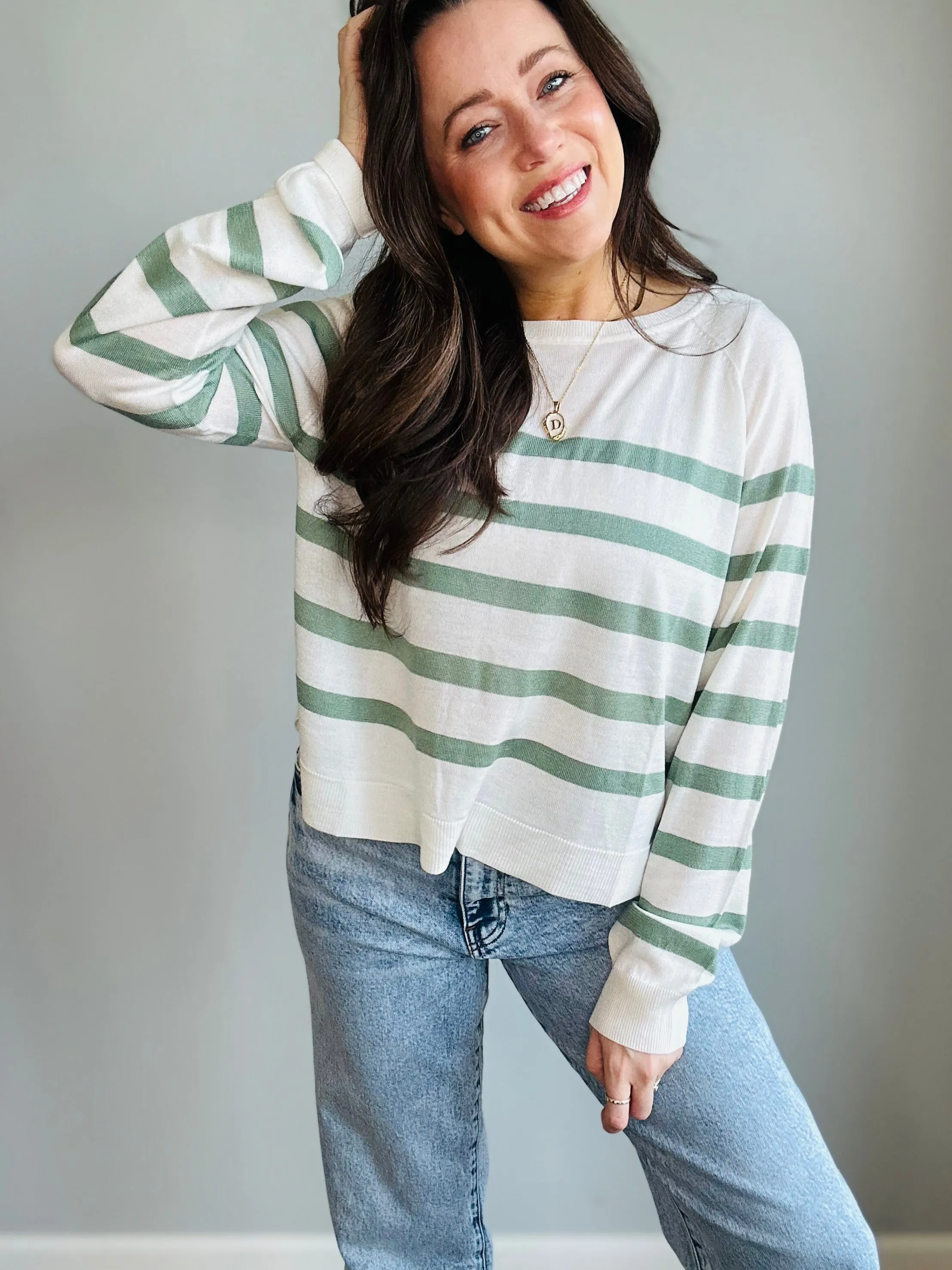Striped Lightweight Sweater