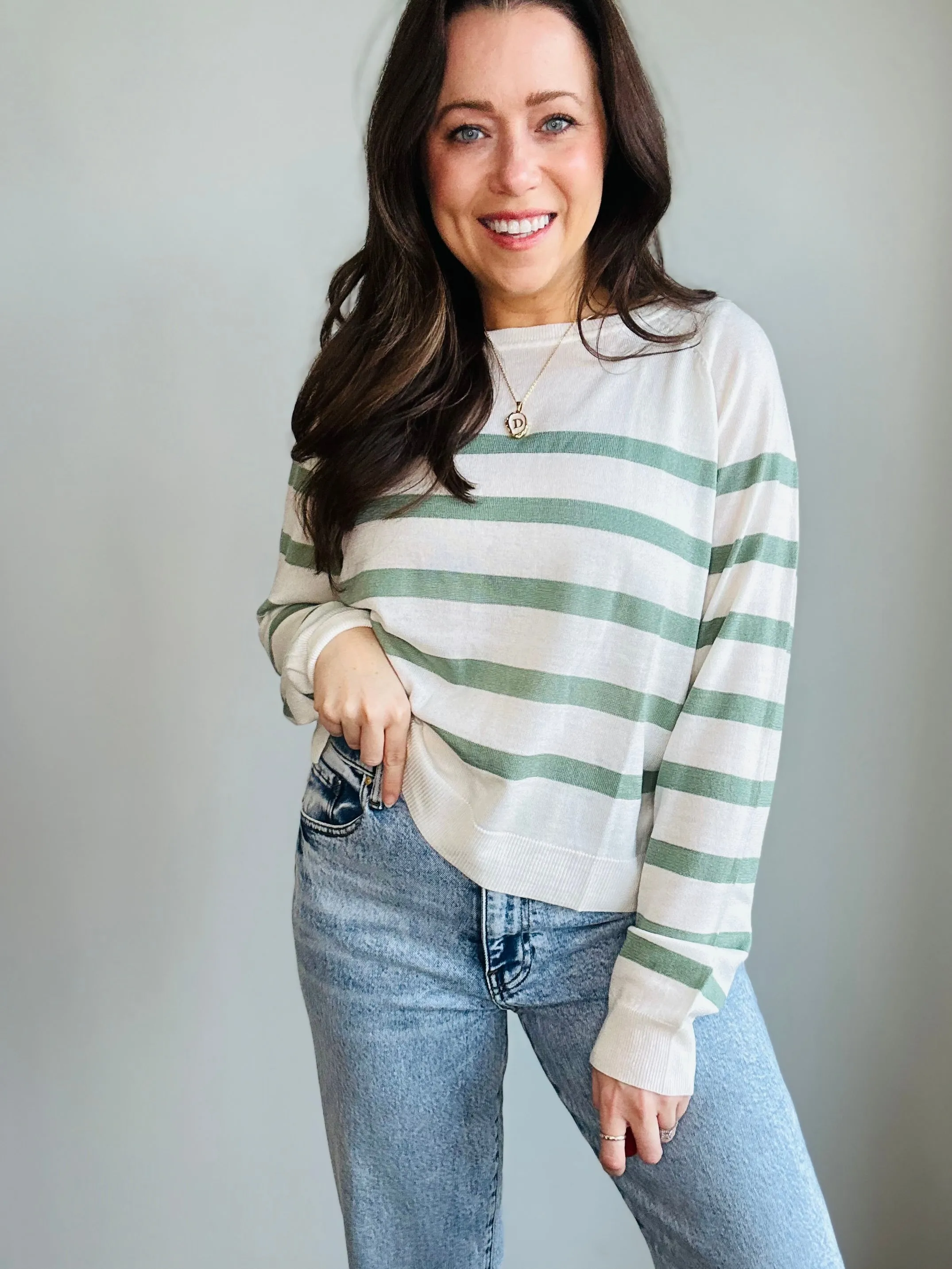 Striped Lightweight Sweater