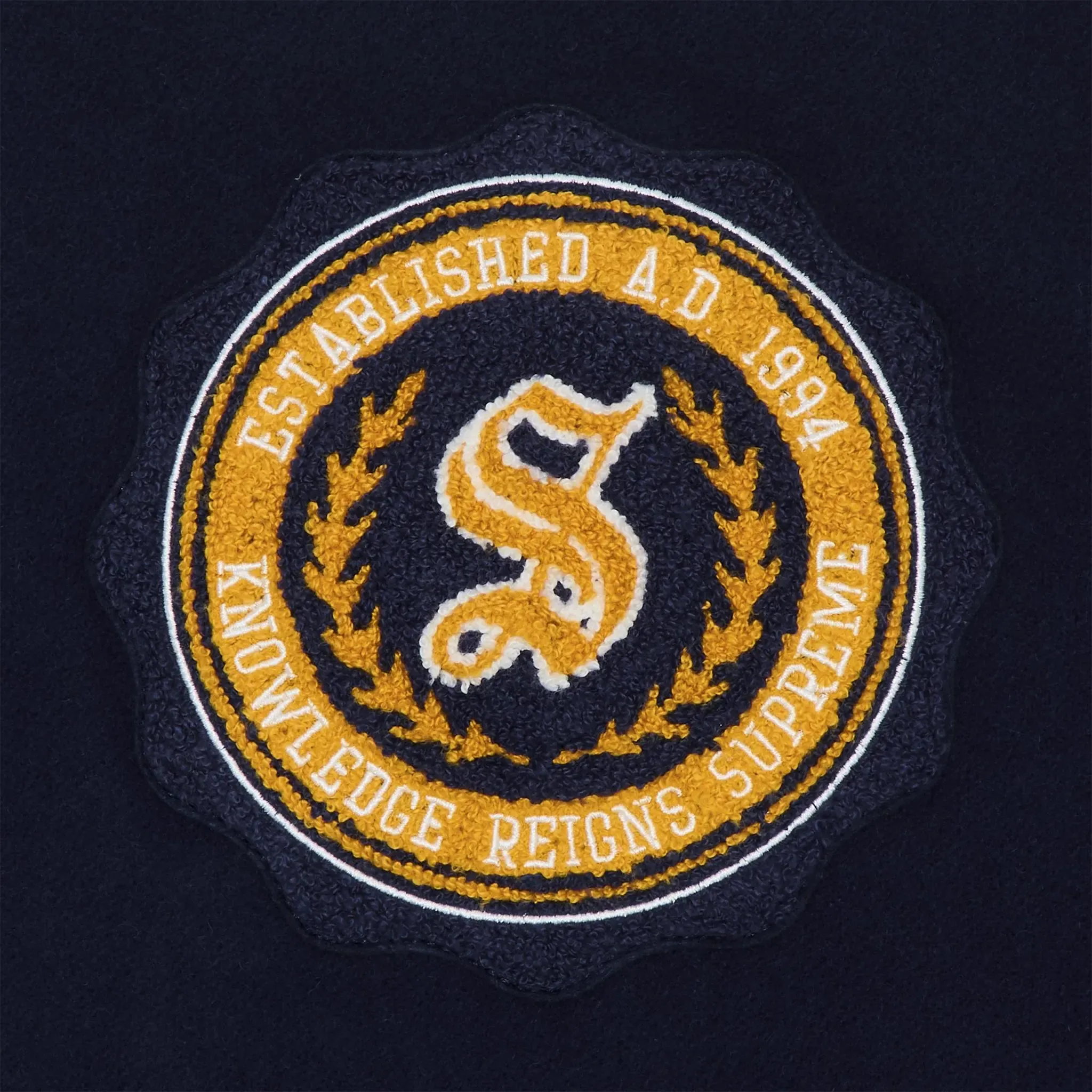 Supreme Veritas Varsity Jacket Navy