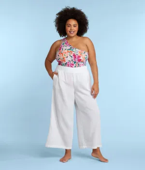 The Cloud Gauze Wide-Leg Pants - Main