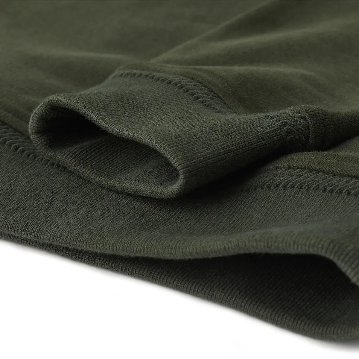 Tile Green Cotton Fleece Sweatshirt