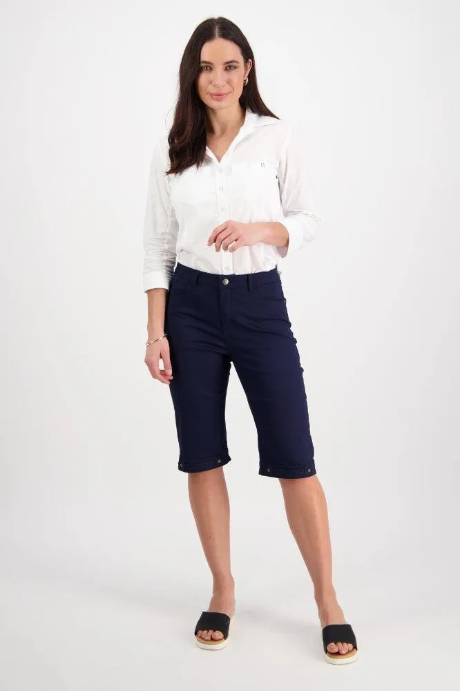 Vassalli Lightweight Straight Leg Shorts Navy