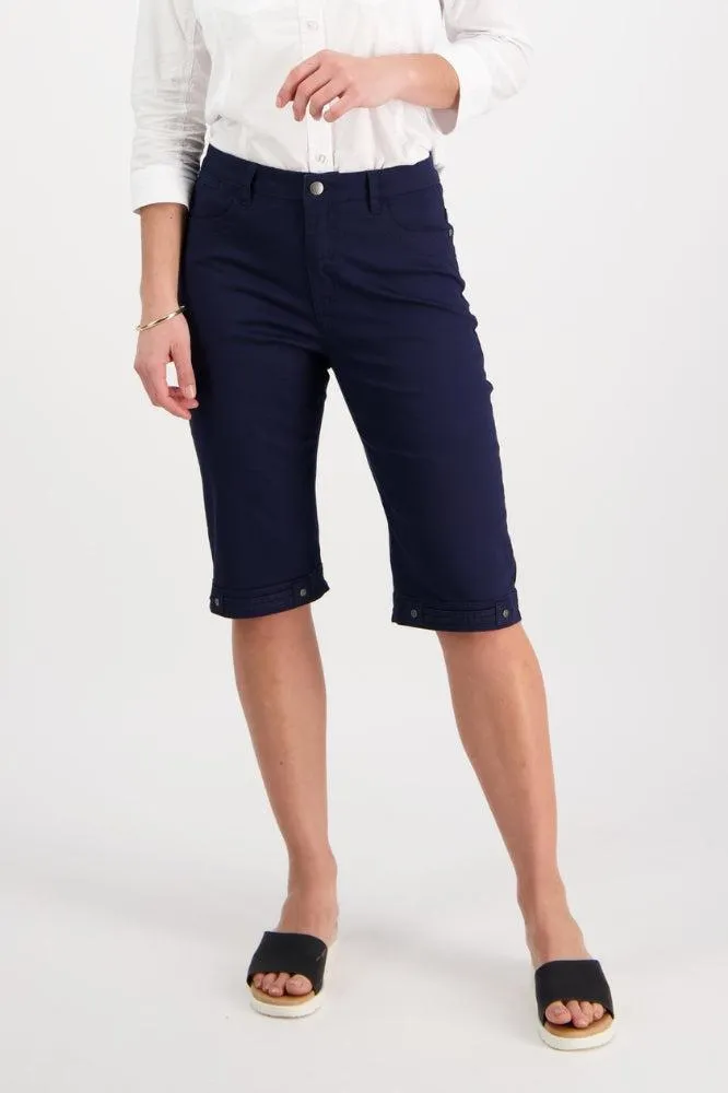 Vassalli Lightweight Straight Leg Shorts Navy