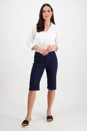 Vassalli Lightweight Straight Leg Shorts Navy