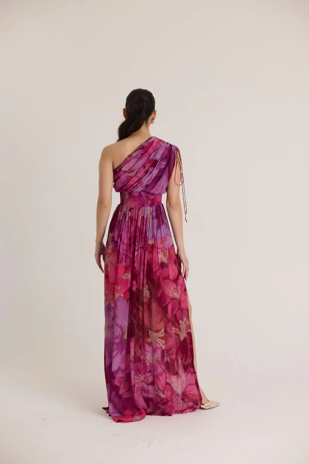 VIOLET ONE SHOULDER DRESS