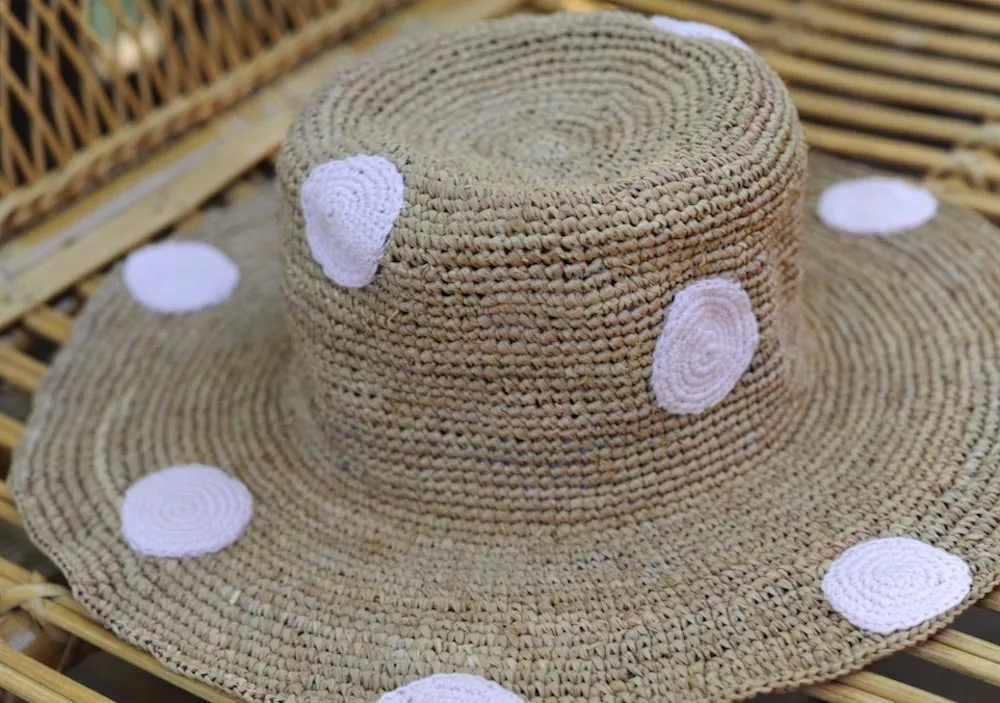 Woman Straw Dot Hat