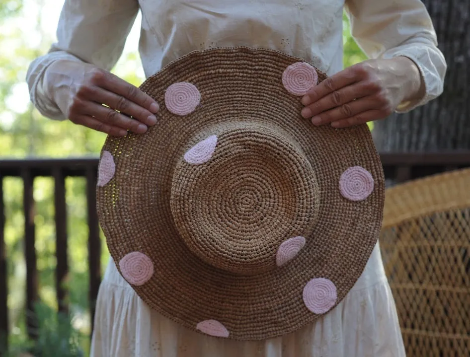 Woman Straw Dot Hat