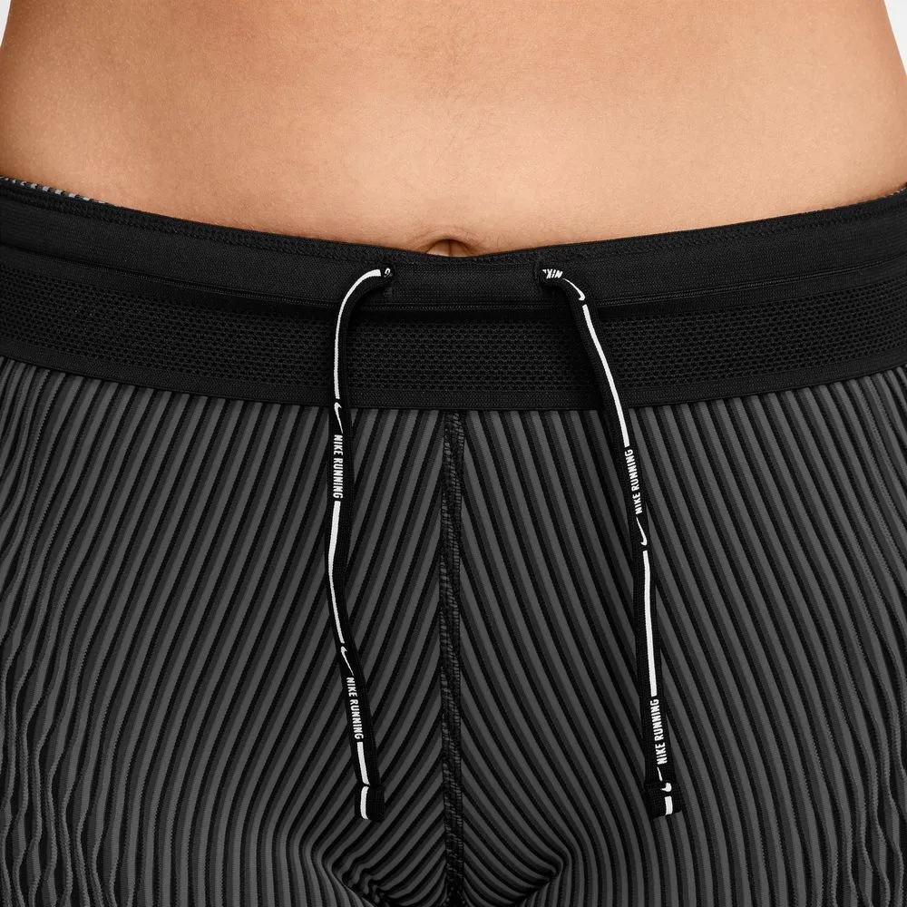 Womens Dri-FIT ADV Aeroswift Mid-Rise 5 Inch Running Shorts - Black