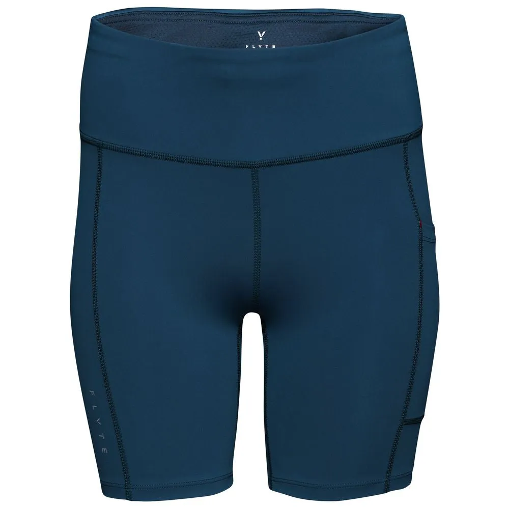 Womens Gaia Tight Shorts (Petrol)