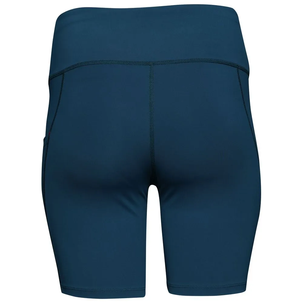 Womens Gaia Tight Shorts (Petrol)